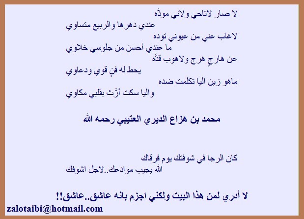 أبيات في الذاكرة
