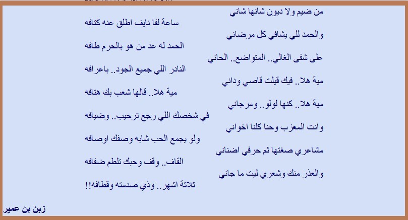 لو يجمع الحب شابه وصفك أوصافه